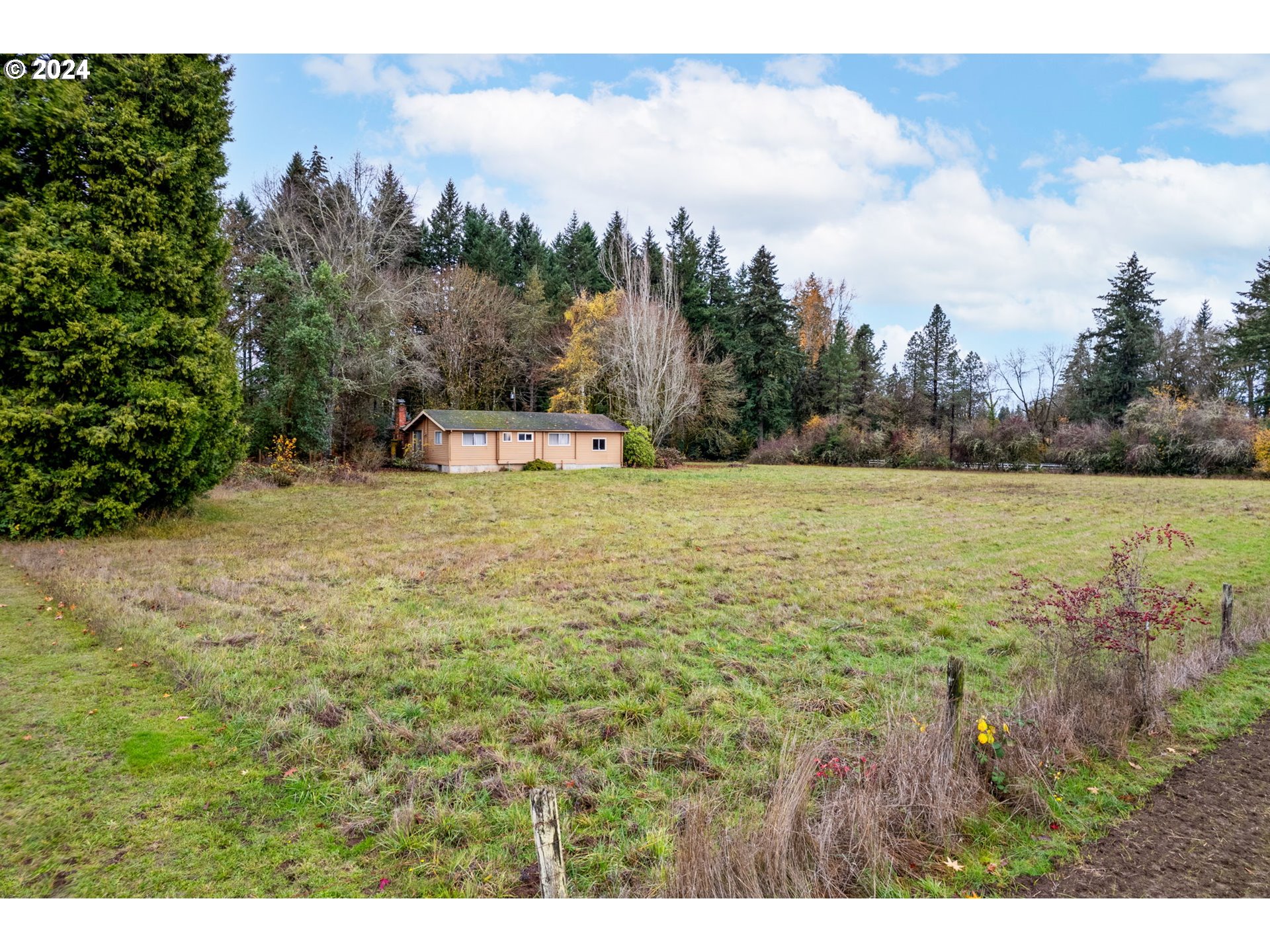5565 Southwest Kruse Road Wilsonville, OR 97070 - Photo 23 of 28 a view of a large yard with palm trees