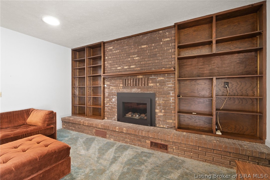 1020 Country Club Road Southeast Corydon, IN 47112 - Photo 7 of 88 Fireplace with beautiful built-ins!