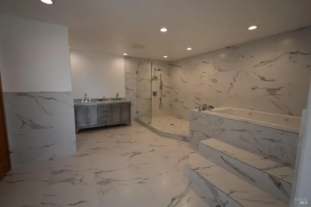 a utility room with cabinets