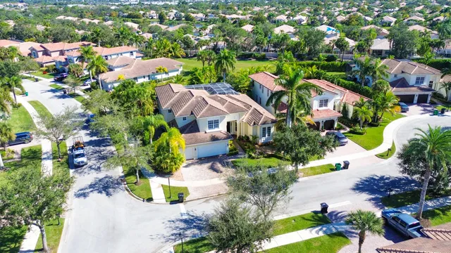 a view of a swimming pool and lounge chair