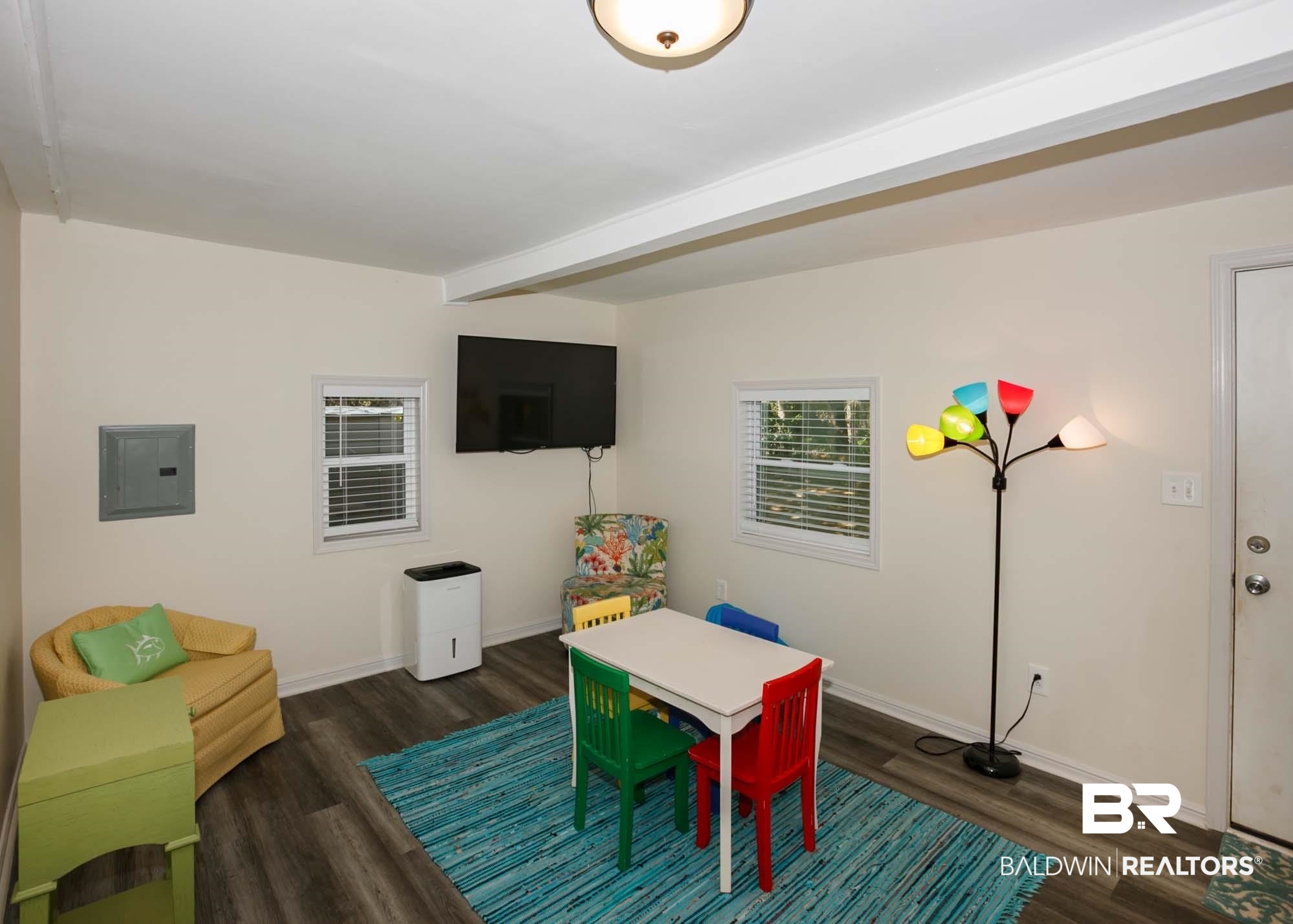 18753 County Road 12 Foley, AL 36535 - Photo 31 of 39 Playroom featuring electric panel and dark wood-type flooring