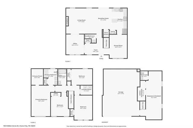 $497,900 | 103 Hidden Acres Drive, Evans City, PA 16033