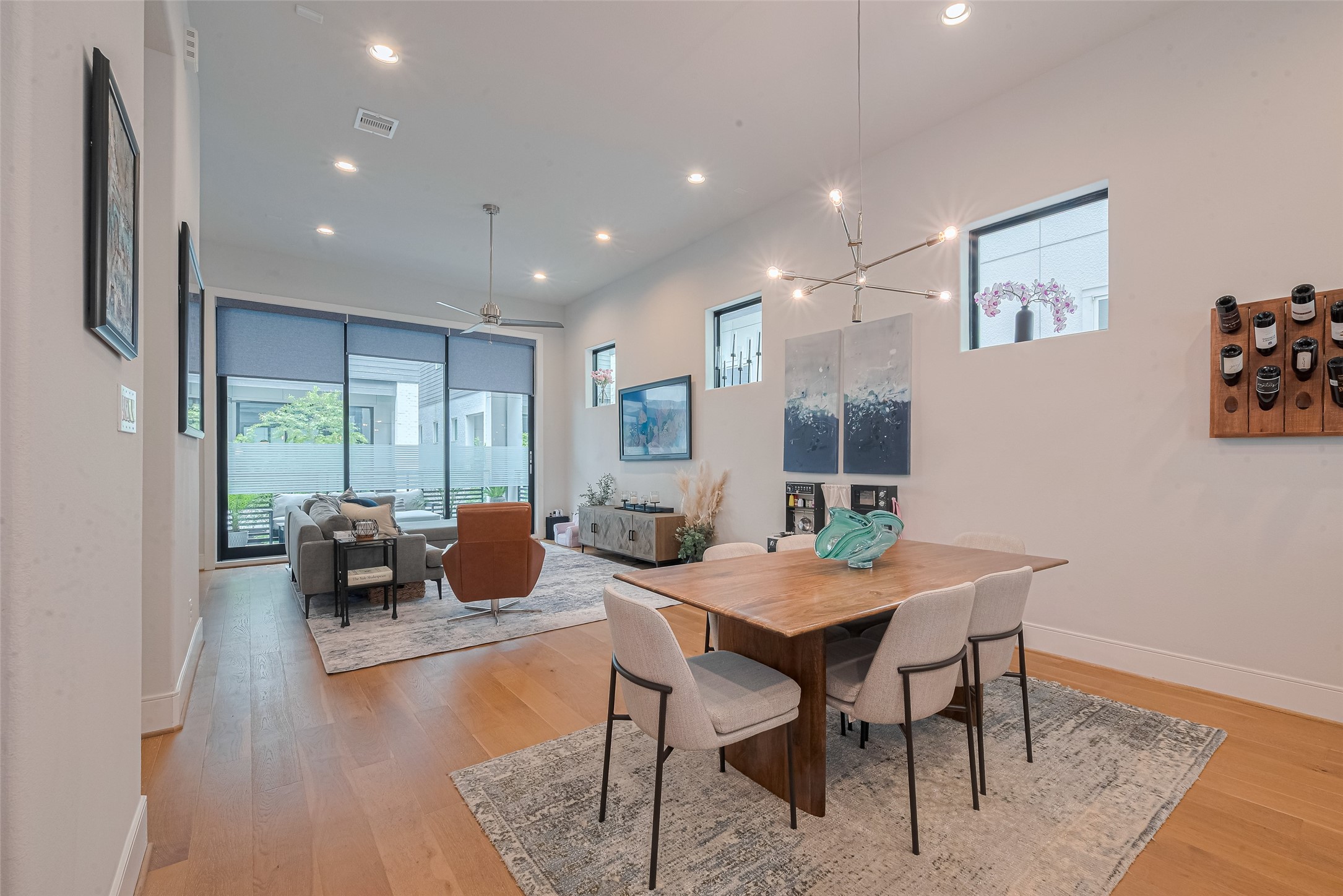 2608 Rusk Street Houston, TX 77003 - Photo 10 of 44 a dining room with furniture and a large window