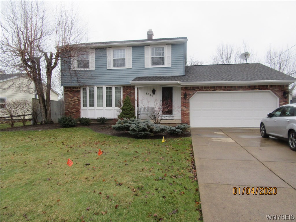 3636 Howard Road Hamburg, NY 14075 - Photo 1 of 1 Front of home and double driveway
