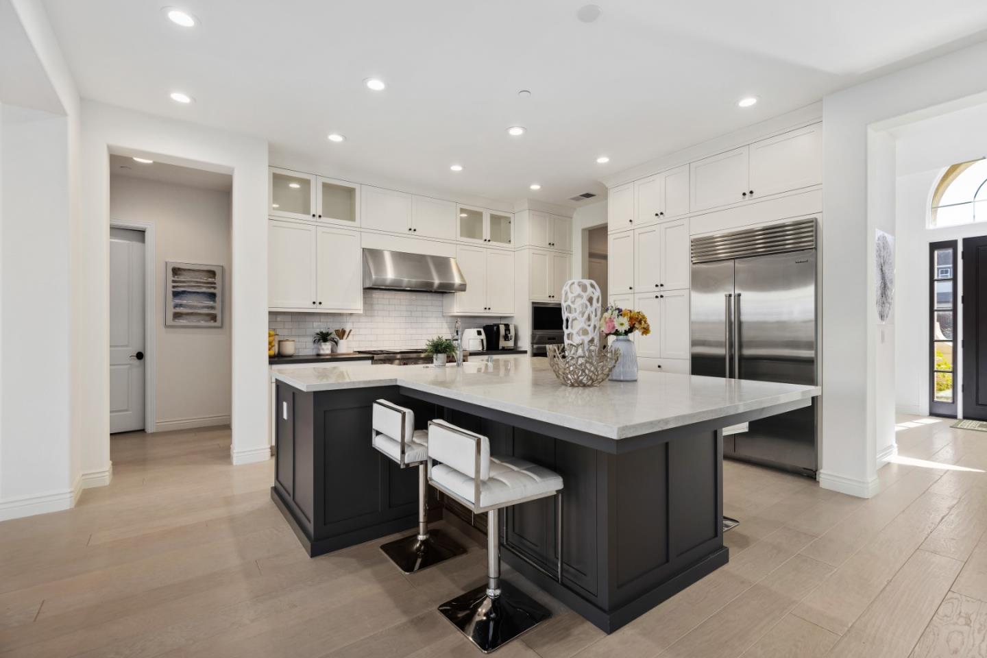 111 Dunfirth Drive Hayward, CA 94542 - Photo 13 of 49 a kitchen with stainless steel appliances granite countertop a sink a stove a refrigerator and a oven