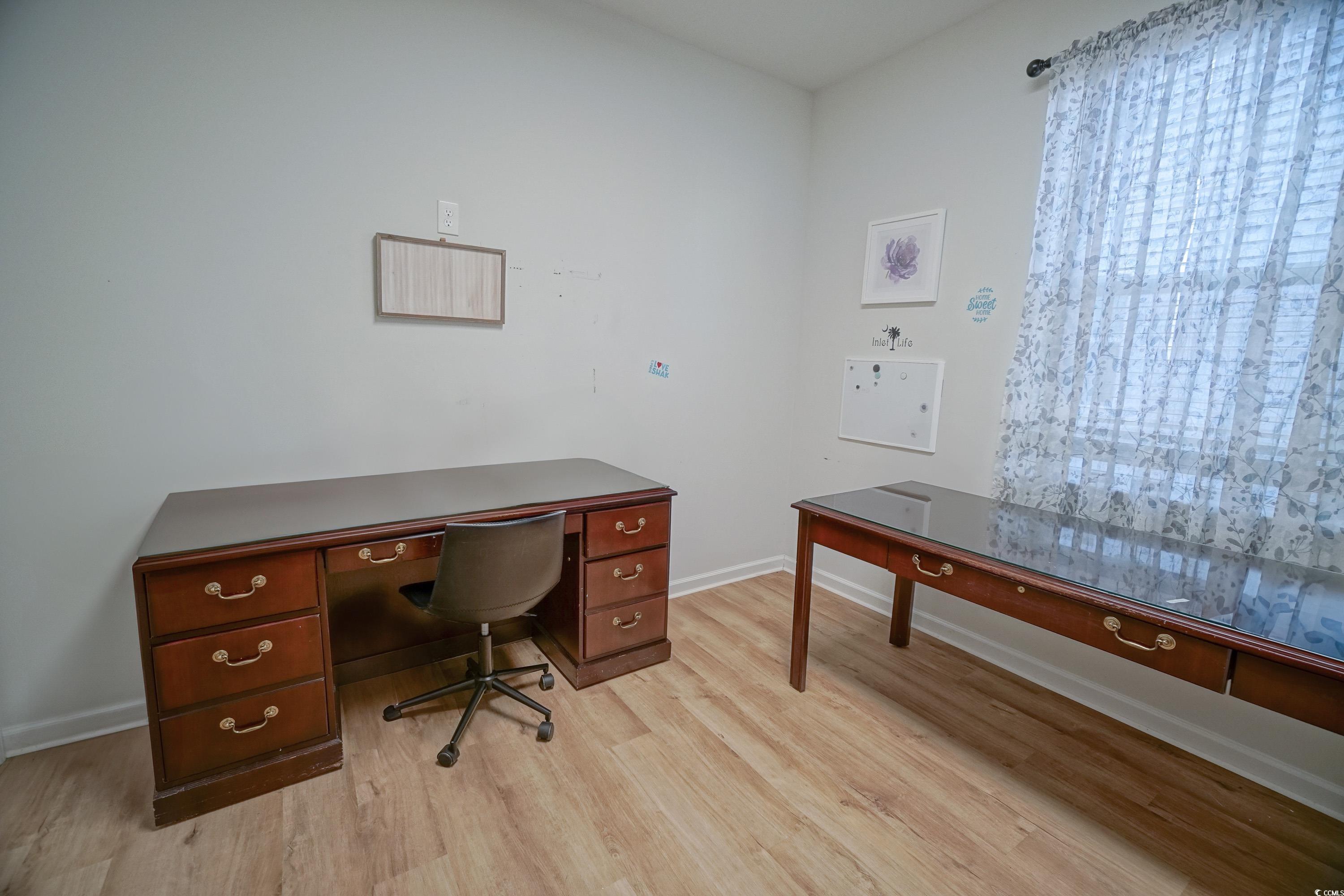 240 Pin Oak Drive Murrells Inlet, SC 29576 - Photo 26 of 40 Home office with light hardwood / wood-style floor