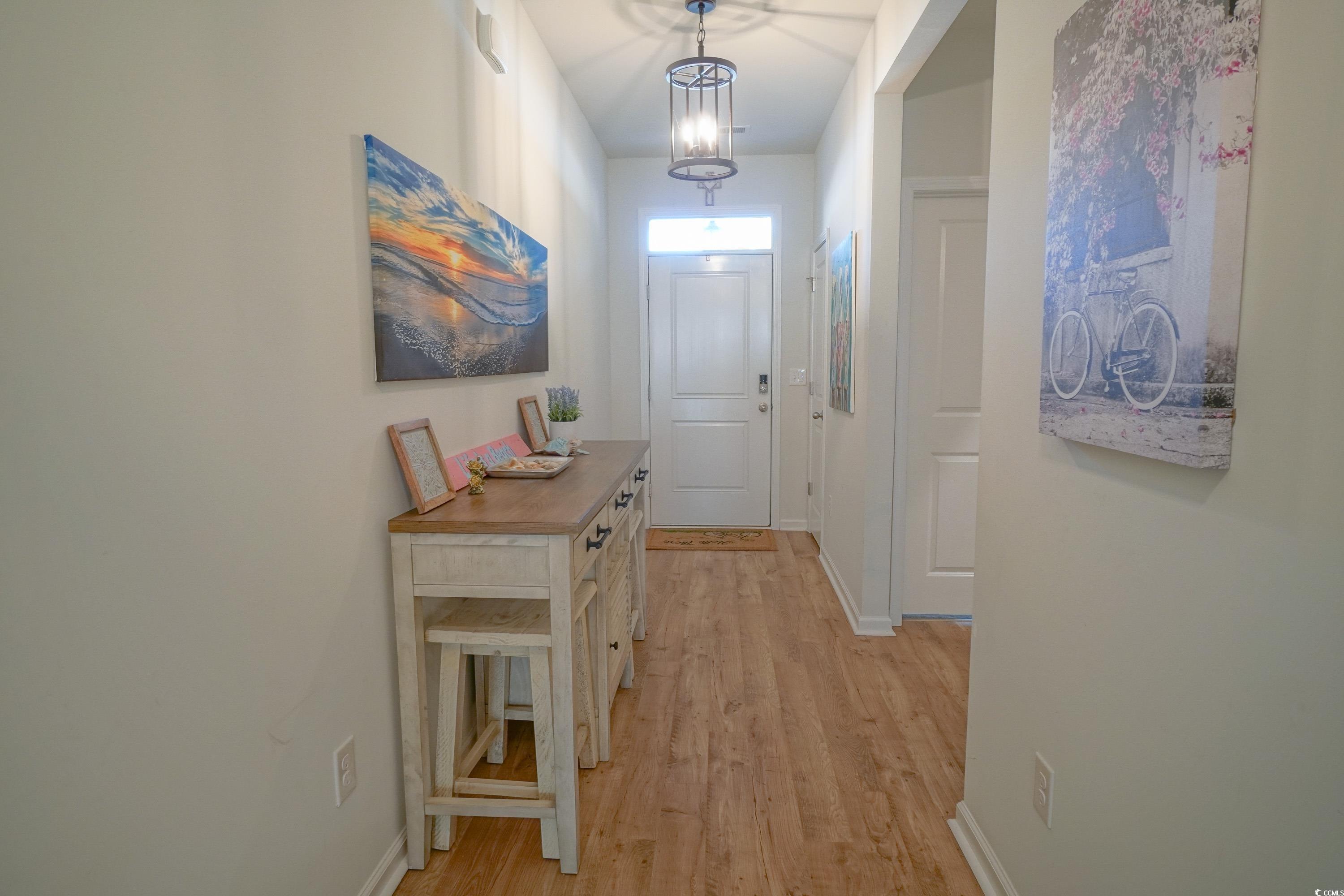 240 Pin Oak Drive Murrells Inlet, SC 29576 - Photo 4 of 40 Doorway featuring light wood-type flooring