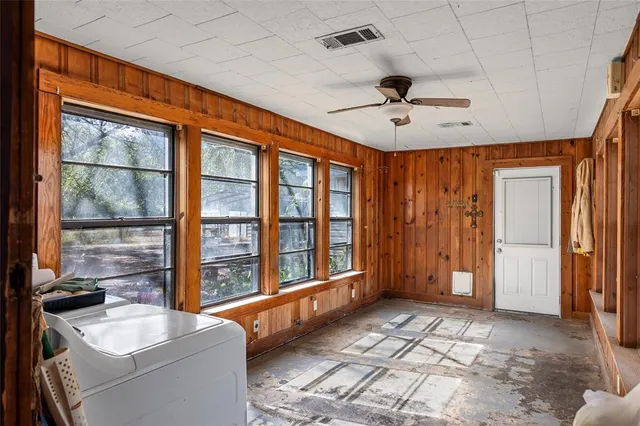 a very nice looking room with a large window