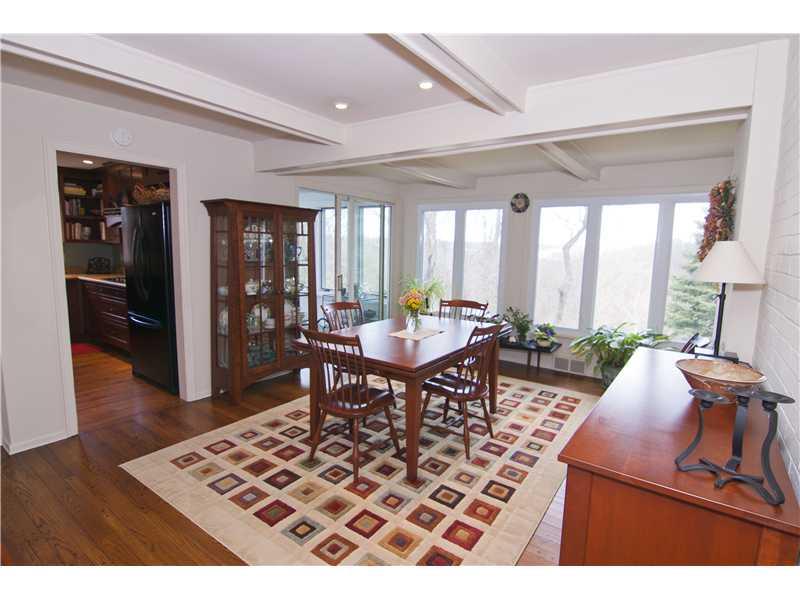 35 Newgate Road Pittsburgh, PA 15202 - Photo 13 of 25 Dining Room. Features HW flooring and a wall of MP windows. Great View!!
