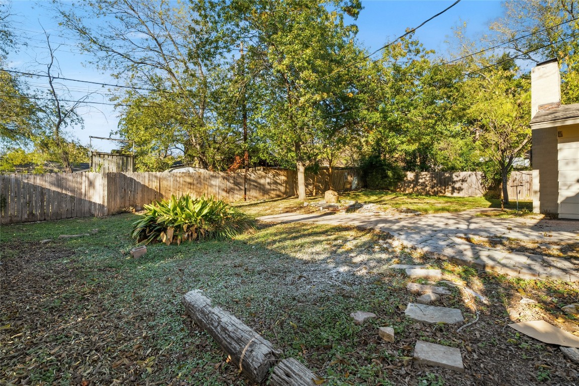 6710 Kings Point West Austin, TX 78723 - Photo 32 of 40 a view of yard with tree