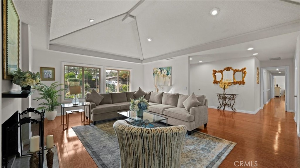 1958 Canyon Close Road Pasadena, CA 91107 - Photo 4 of 40 a living room with furniture and wooden floor