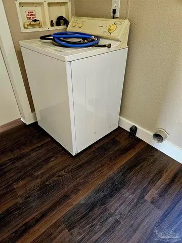 a backyard of a house