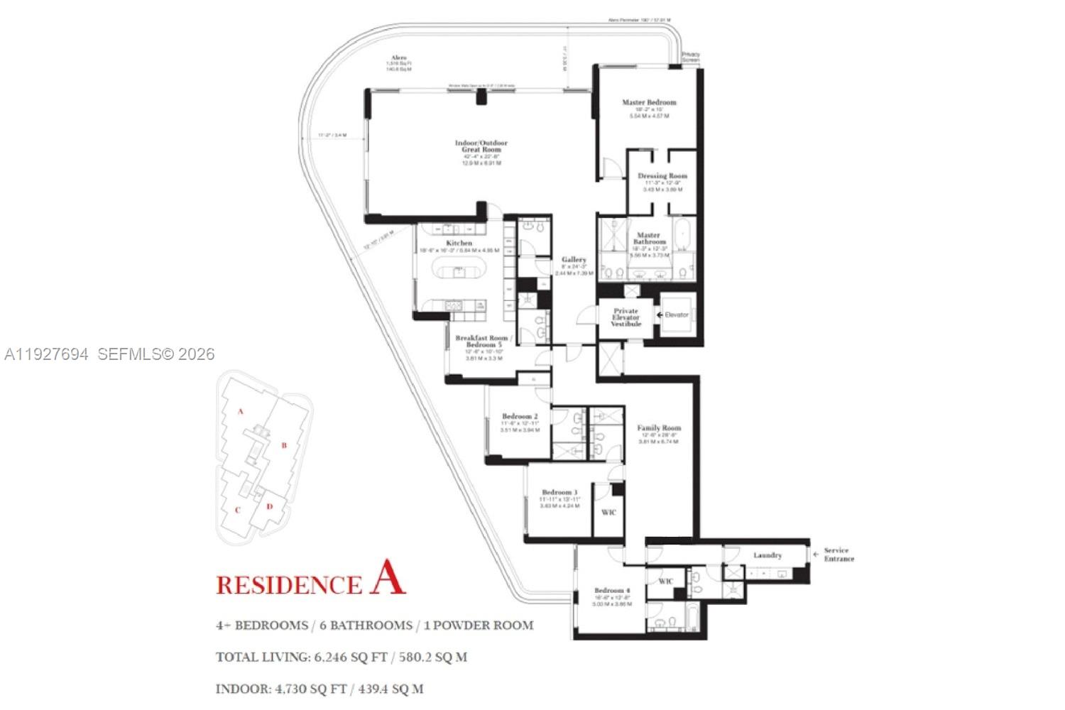 3315 Collins Avenue, Unit 10A Miami Beach, FL 33140 - Photo 48 of 48 a picture of a floor plan
