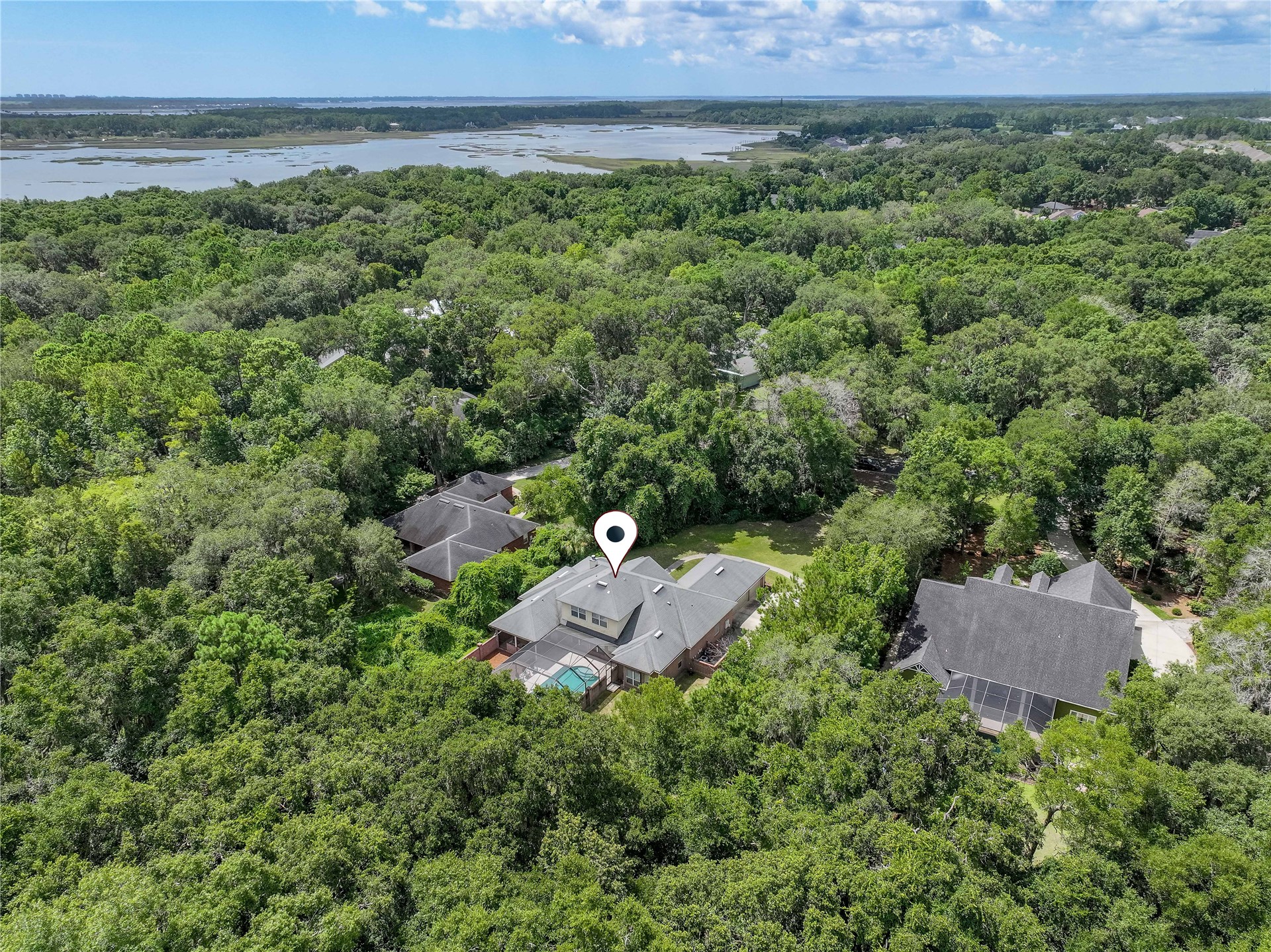 96075 High Pointe Drive Fernandina Beach, FL 32034 - Photo 3 of 42 an aerial view of a house with a yard