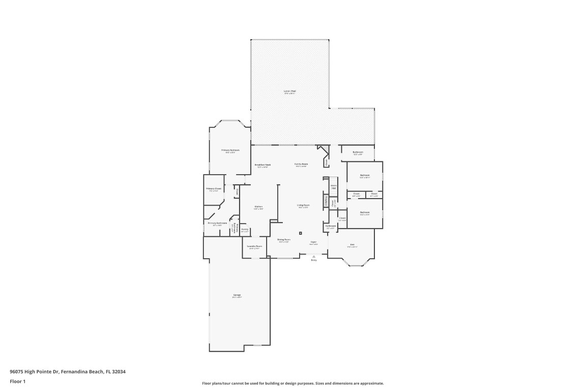 96075 High Pointe Drive Fernandina Beach, FL 32034 - Photo 41 of 42 a picture of floor plan