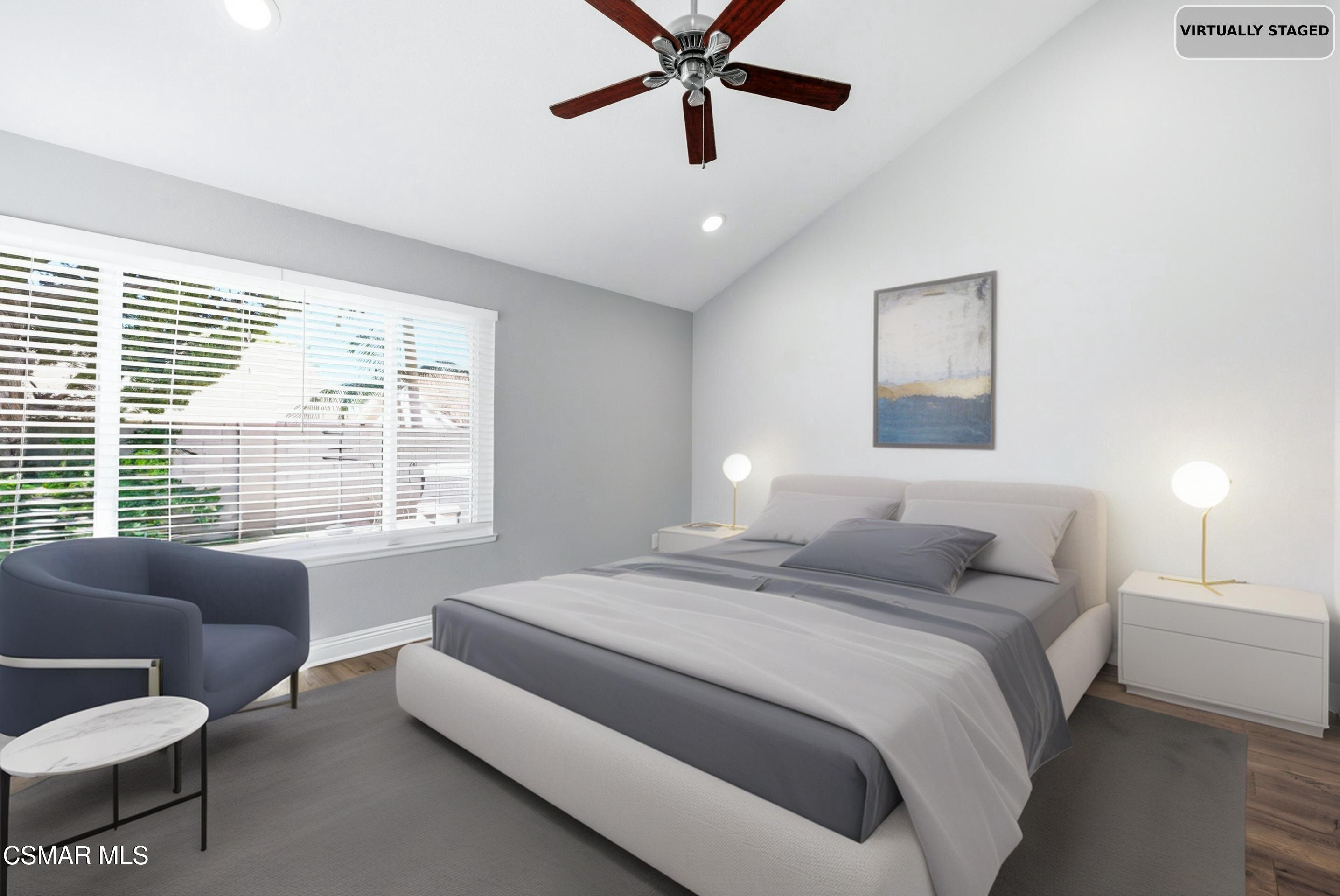 2249 St Clair Avenue Simi Valley, CA 93063 - Photo 31 of 60 a spacious bedroom with a bed and furniture