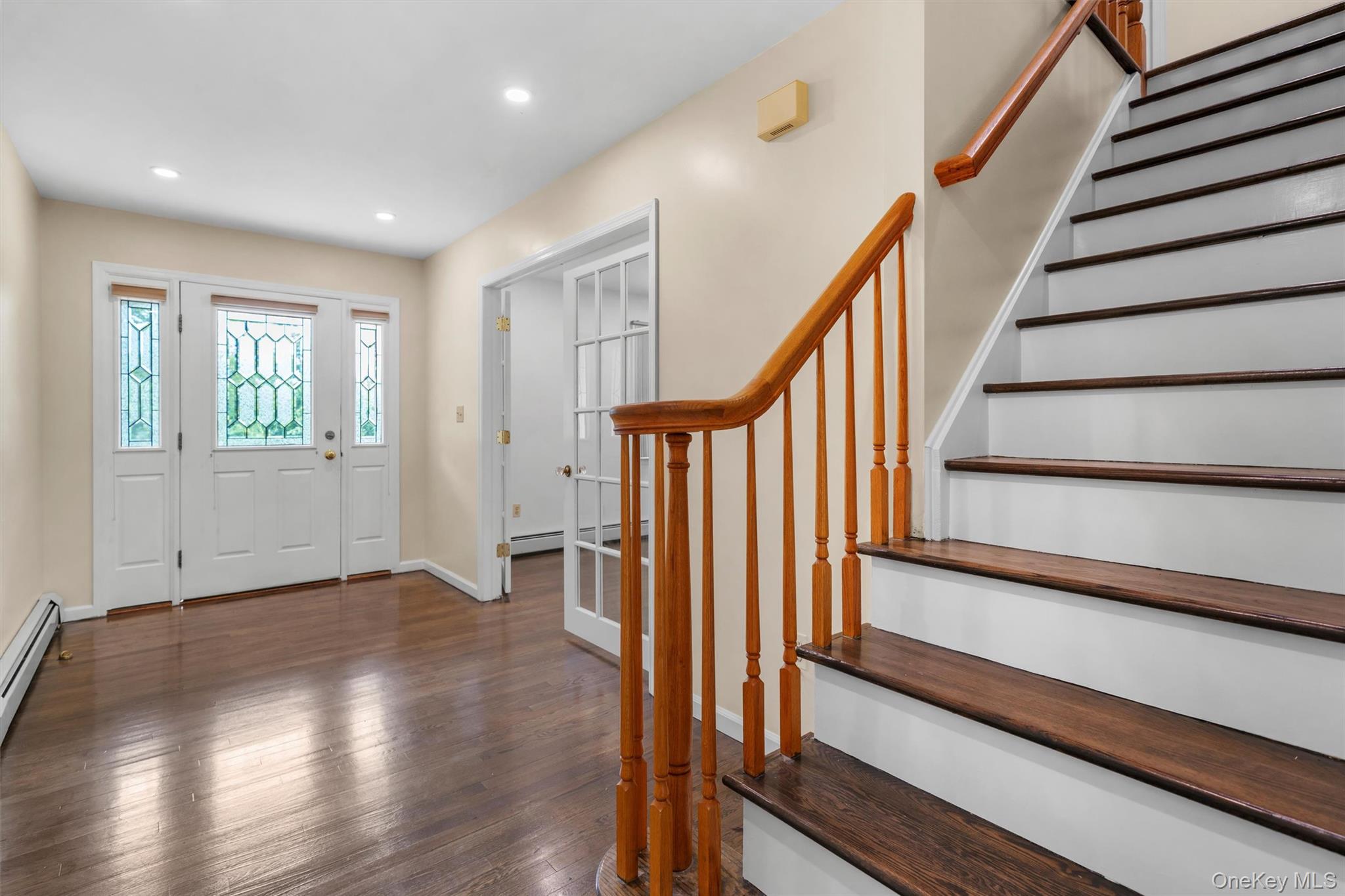 14 Cheesecote Court Stony Point, NY 10980 - Photo 7 of 40 a view of entryway with wooden floor and stairs