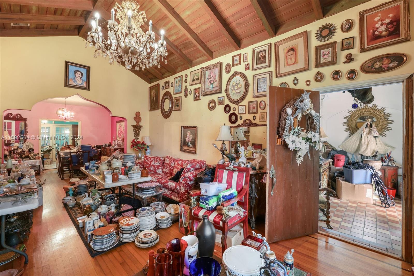 445 Southwest 20th Road Miami, FL 33129 - Photo 3 of 13 a view of a entryway with interior of the house