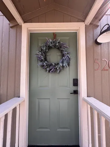 a close view of a mirror