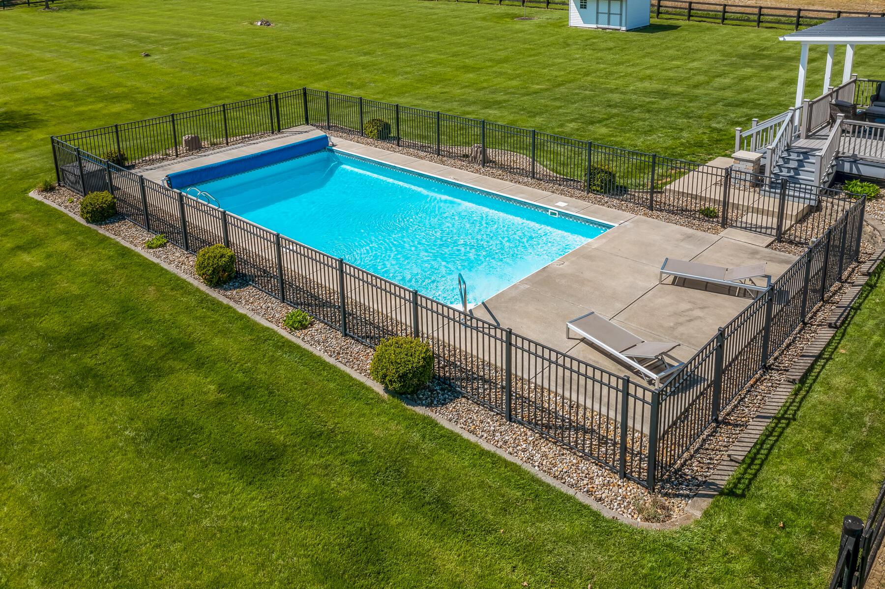 4330 Stover Road Ostrander, OH 43061 - Photo 14 of 66 Aerial Pool