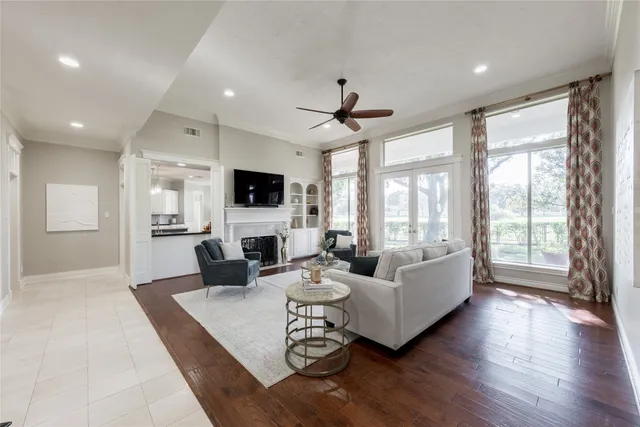 a bathroom with a double vanity sink mirror and