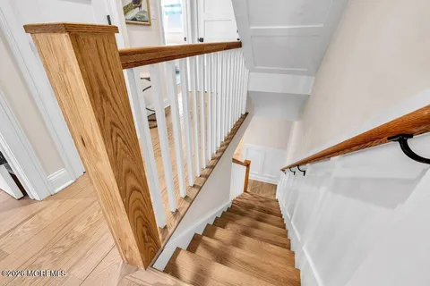 a view of a staircase