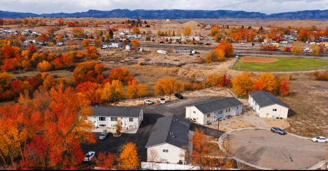 102 East Richelman Lane Wellington, UT 84542 - Photo 2 of 43 Aerial perspective showcasing multiple properties