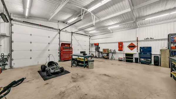 a room with furniture