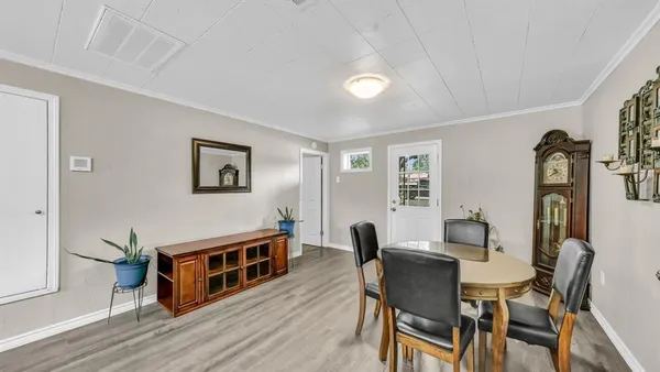 a view of a house with a outdoor space