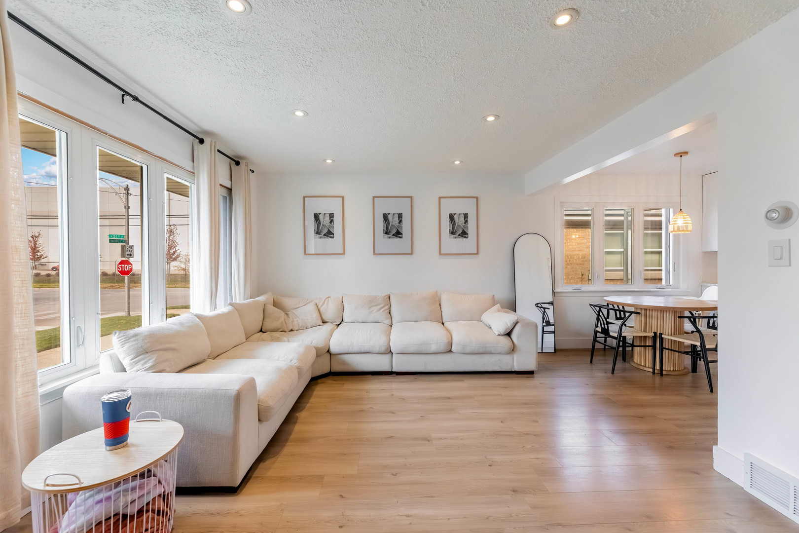 5105 South Mobile Avenue Chicago, IL 60638 - Photo 5 of 21 a living room with furniture and a large window