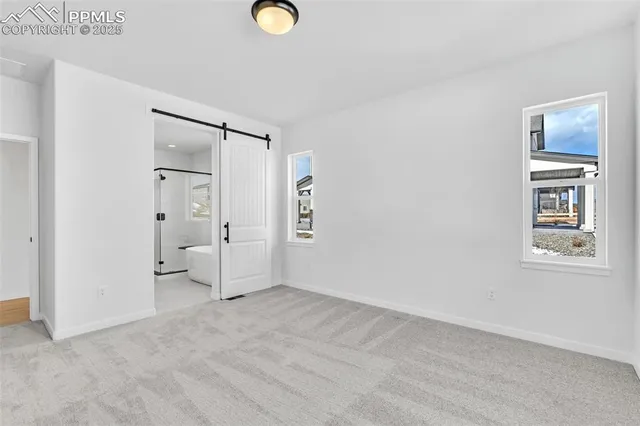 a view of an empty room