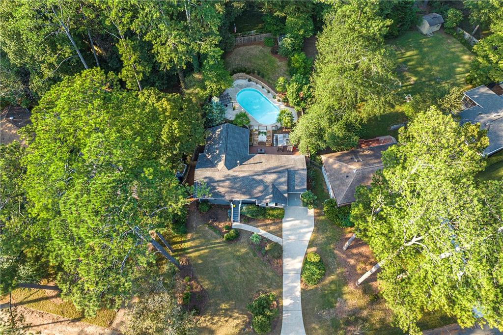 2157 Willivee Place Decatur, GA 30033 - Photo 1 of 1 a view of a house with a yard and a fountain