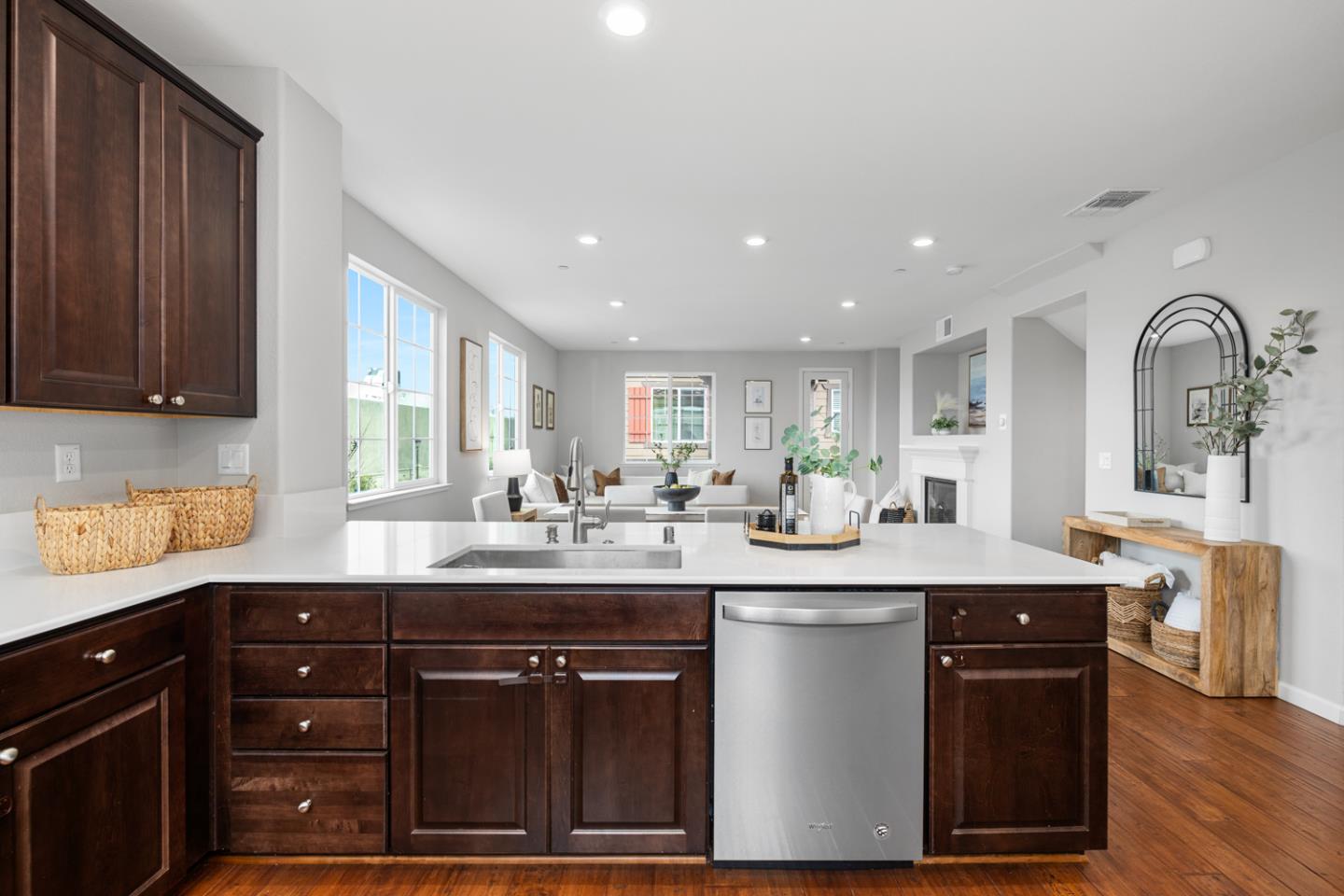 2208 Rosenblatt Street Hayward, CA 94544 - Photo 15 of 32 a kitchen with a sink and cabinets