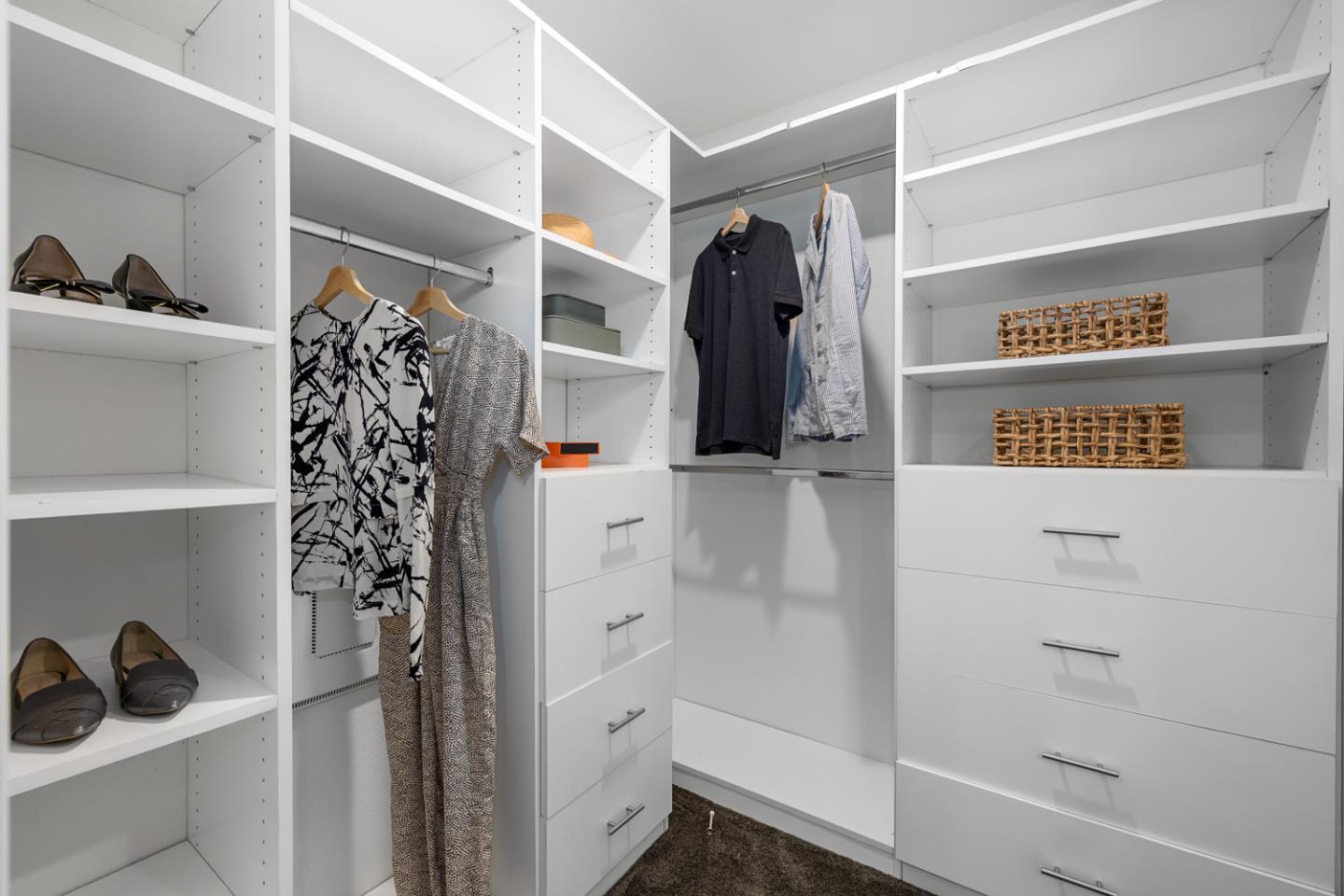 2208 Rosenblatt Street Hayward, CA 94544 - Photo 23 of 32 a view of walk in closet with clothes and shoes