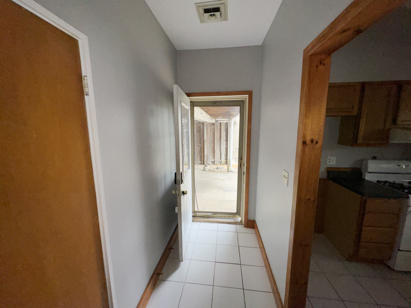 1612 Golfview Road Rantoul, IL 61866 - Photo 9 of 46 a view of a kitchen from the hallway