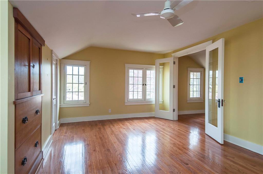 235 Woodside Road Forest Hills, PA 15221 - Photo 11 of 22 Master Bedroom - The large master bedroom has beautiful French doors and built-ins.