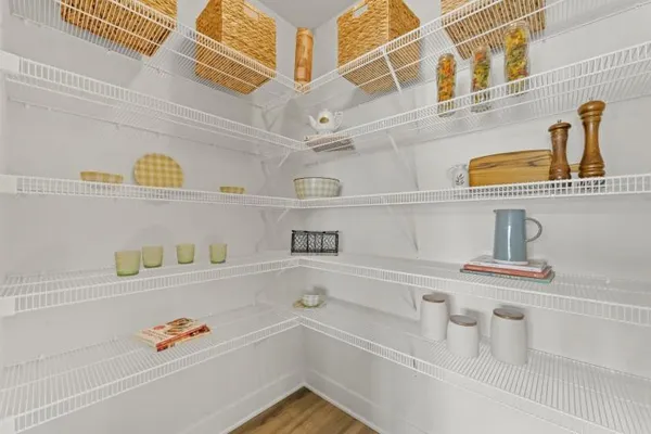 a view of storage and utility room