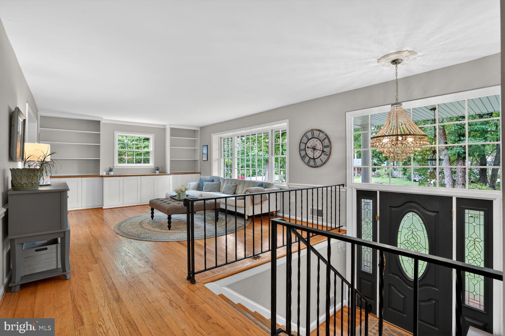5024 Portsmouth Road Fairfax, VA 22032 - Photo 3 of 38 a view of a dining room with furniture window and wooden floor