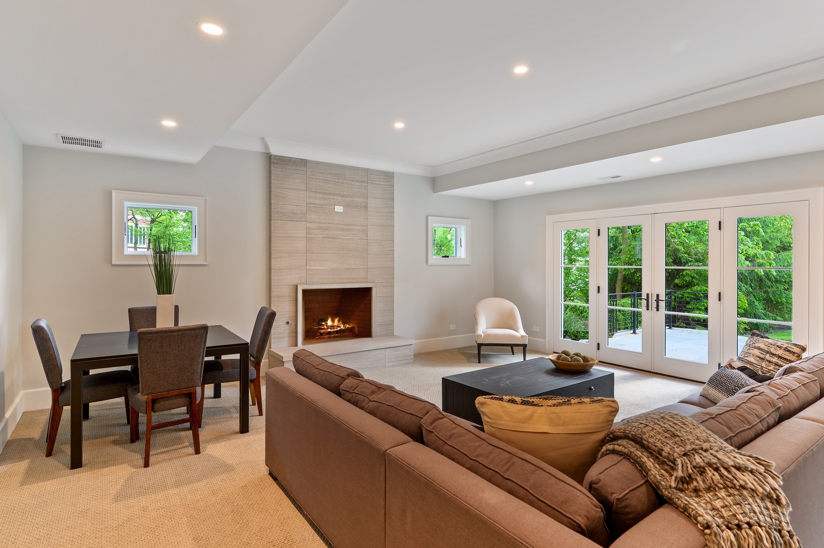 854 Bluff Street Glencoe, IL 60022 - Photo 24 of 37 a living room with furniture and a fireplace