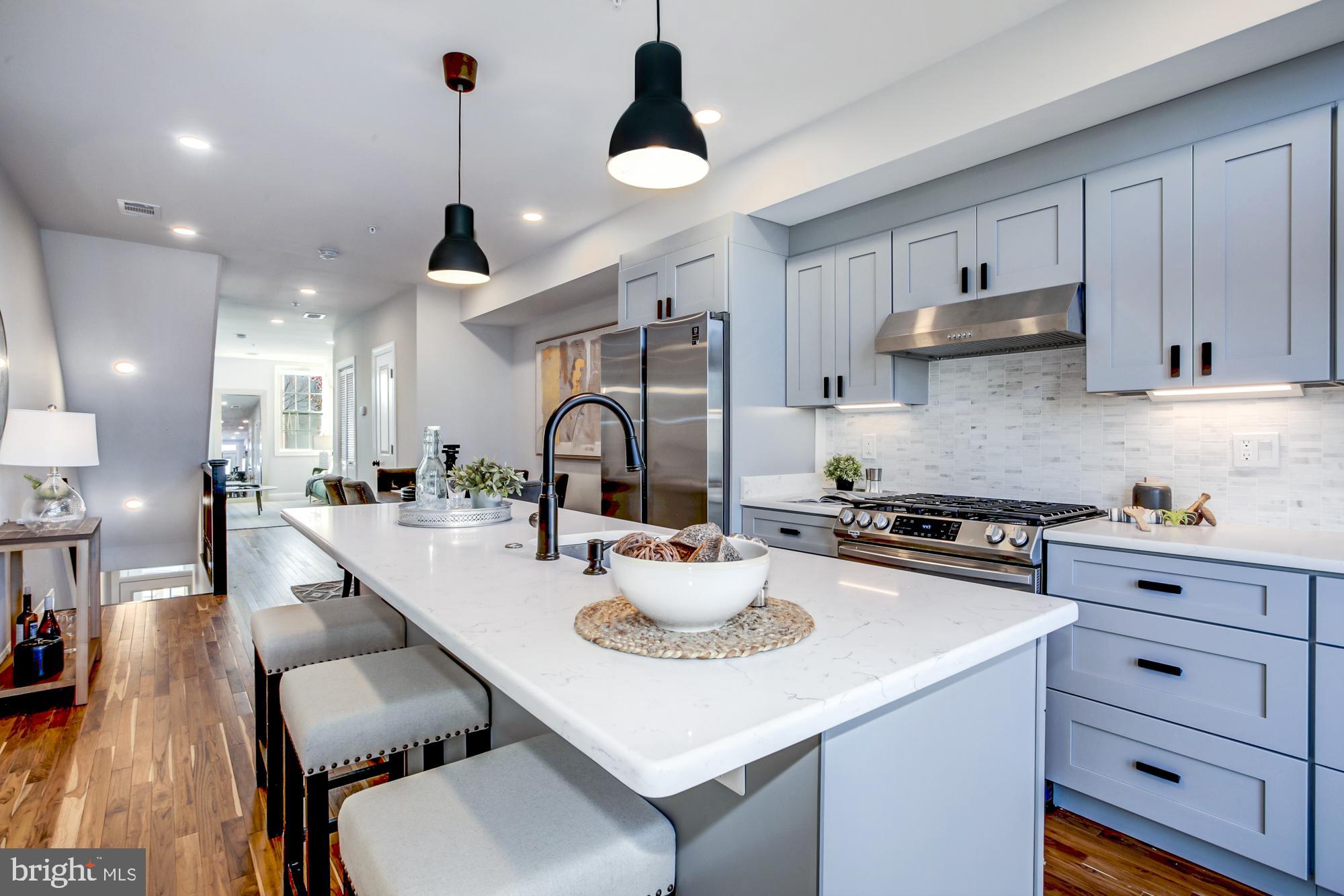 731 18th Street Northeast, Unit 2 Washington, DC 20002 - Photo 3 of 16 Large kitchen island