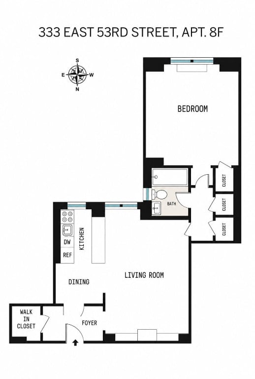 333 East 53rd Street, Unit 8F Manhattan, NY 10022 - Photo 14 of 15 Photo 14