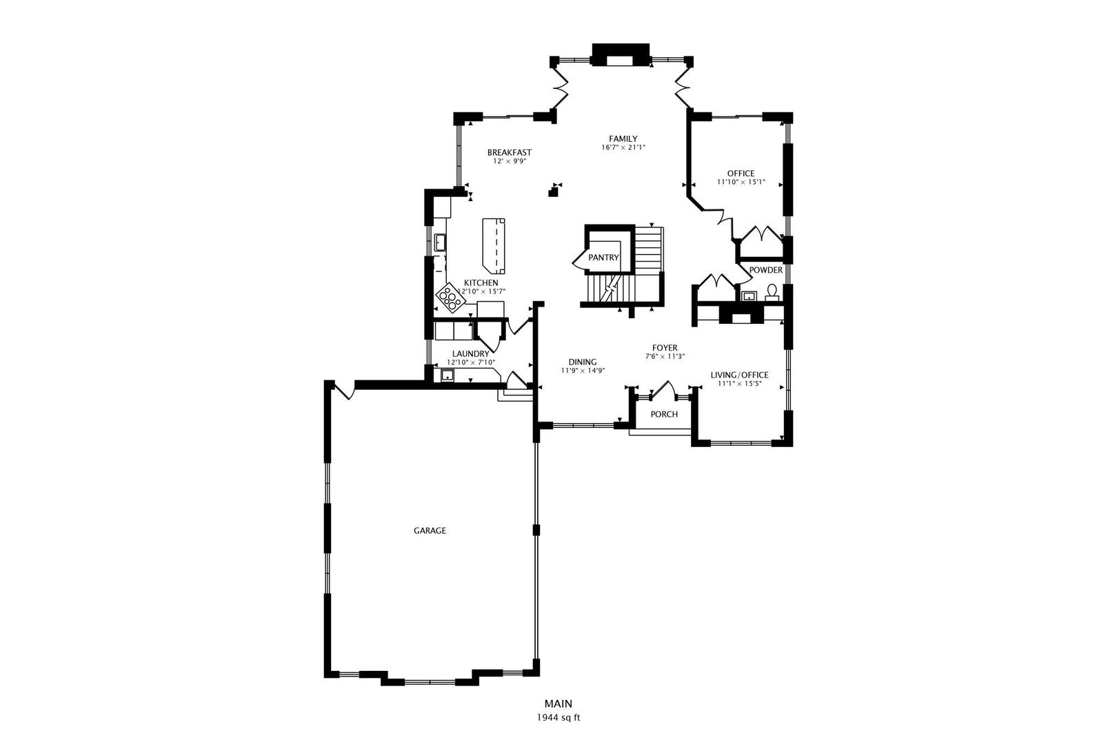 8310 Waterview Drive Burr Ridge, IL 60527 - Photo 33 of 35 a picture of floor plan