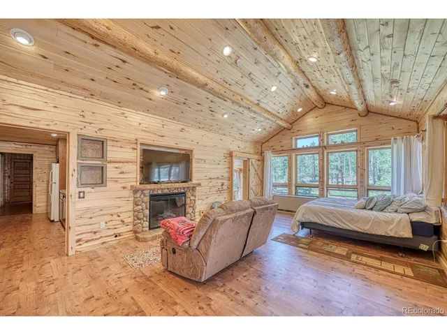 a very nice looking room with a large window