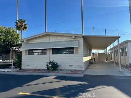 a view of a house with a patio