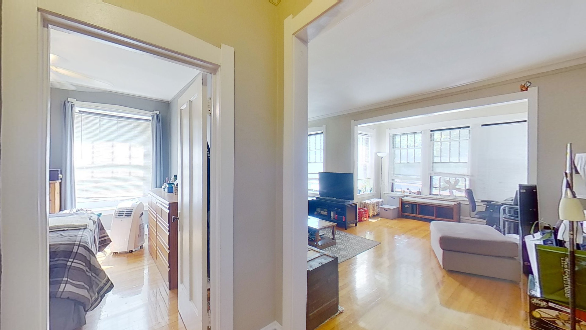 801 Monroe Street, Unit 1 Evanston, IL 60202 - Photo 13 of 24 a living room with furniture and a large window