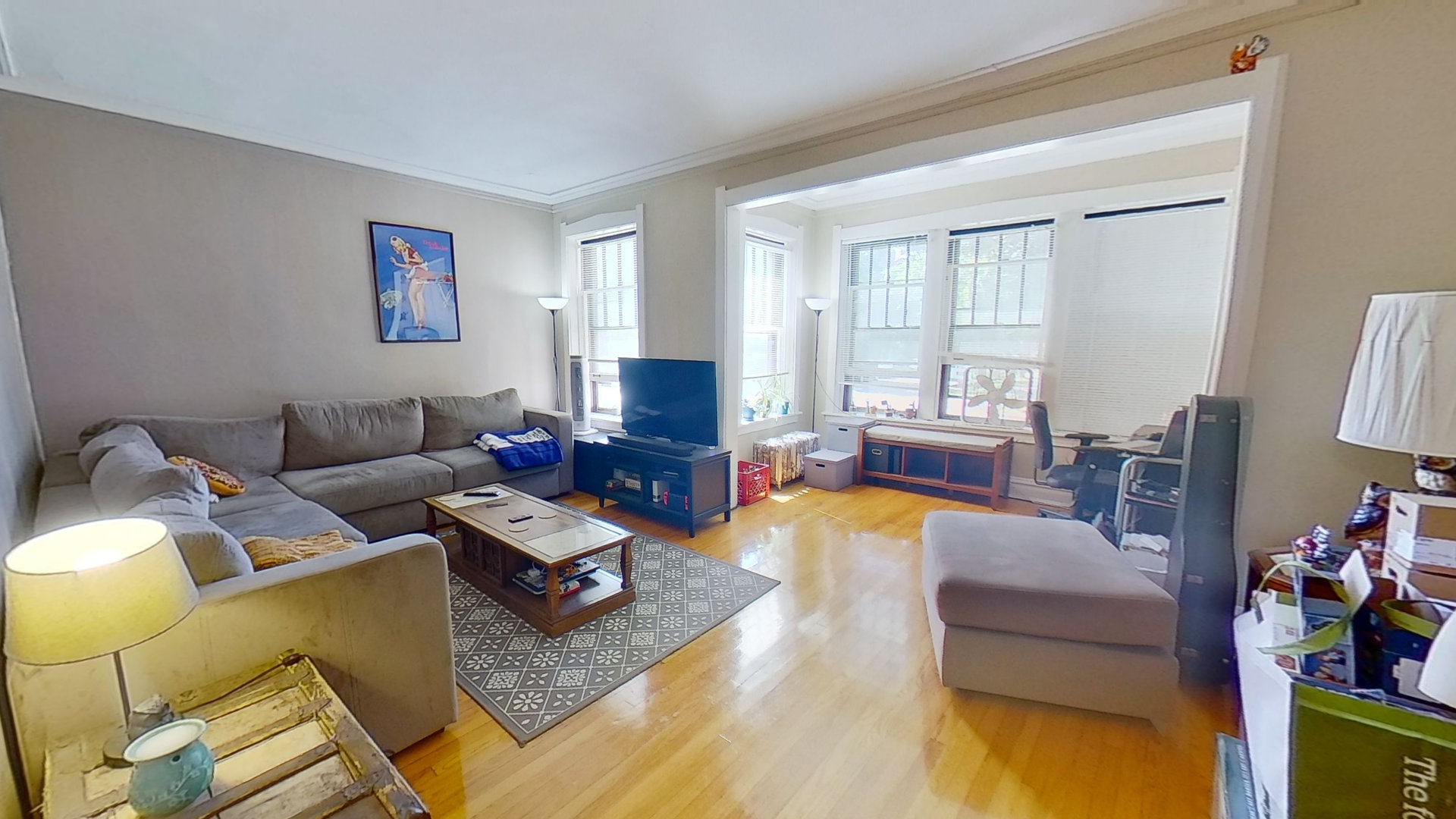 801 Monroe Street, Unit 1 Evanston, IL 60202 - Photo 14 of 24 a living room with furniture and a table