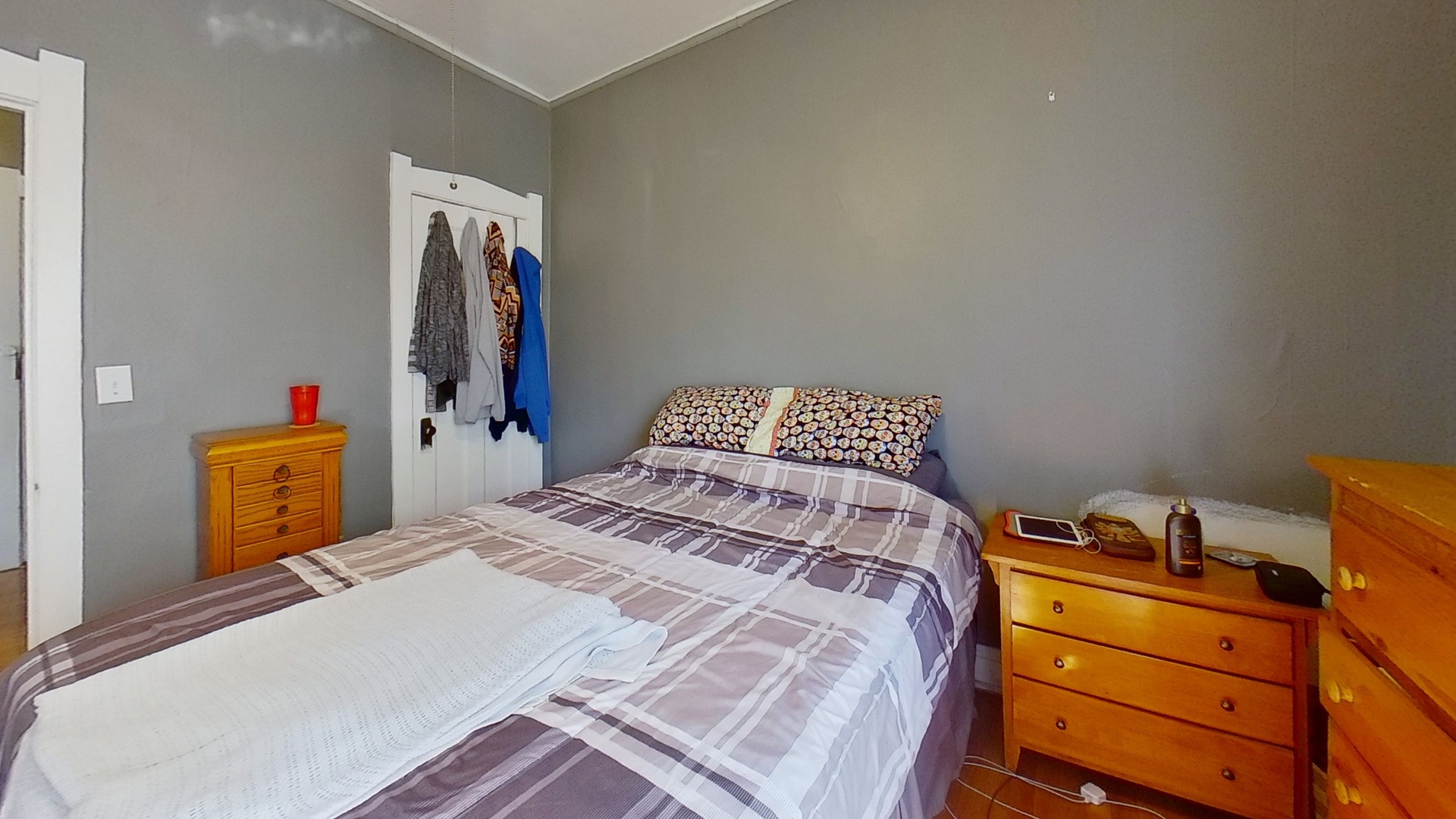 801 Monroe Street, Unit 1 Evanston, IL 60202 - Photo 16 of 24 a bedroom with a bed and a closet