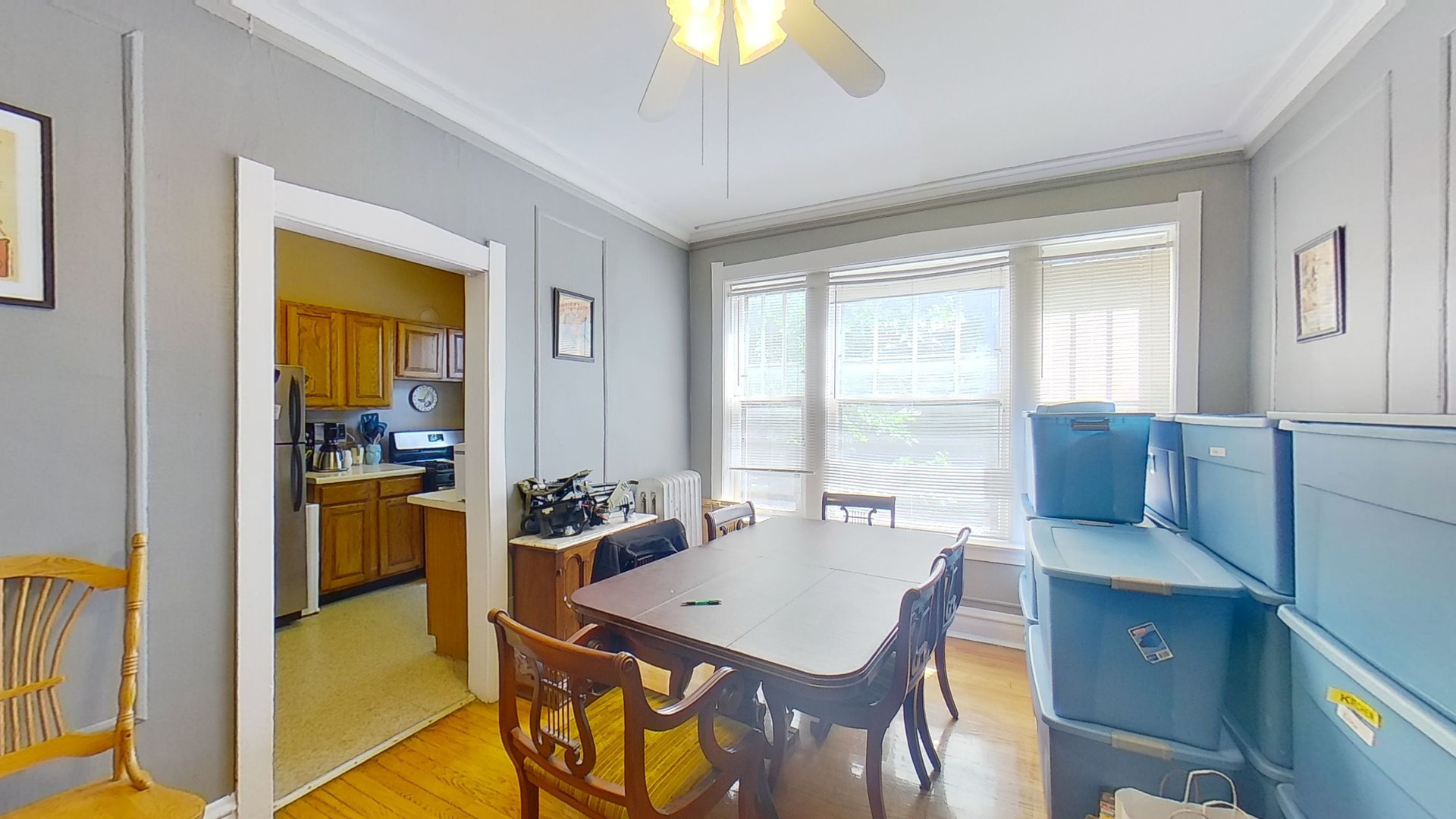 801 Monroe Street, Unit 1 Evanston, IL 60202 - Photo 7 of 24 a dining room with furniture and a window