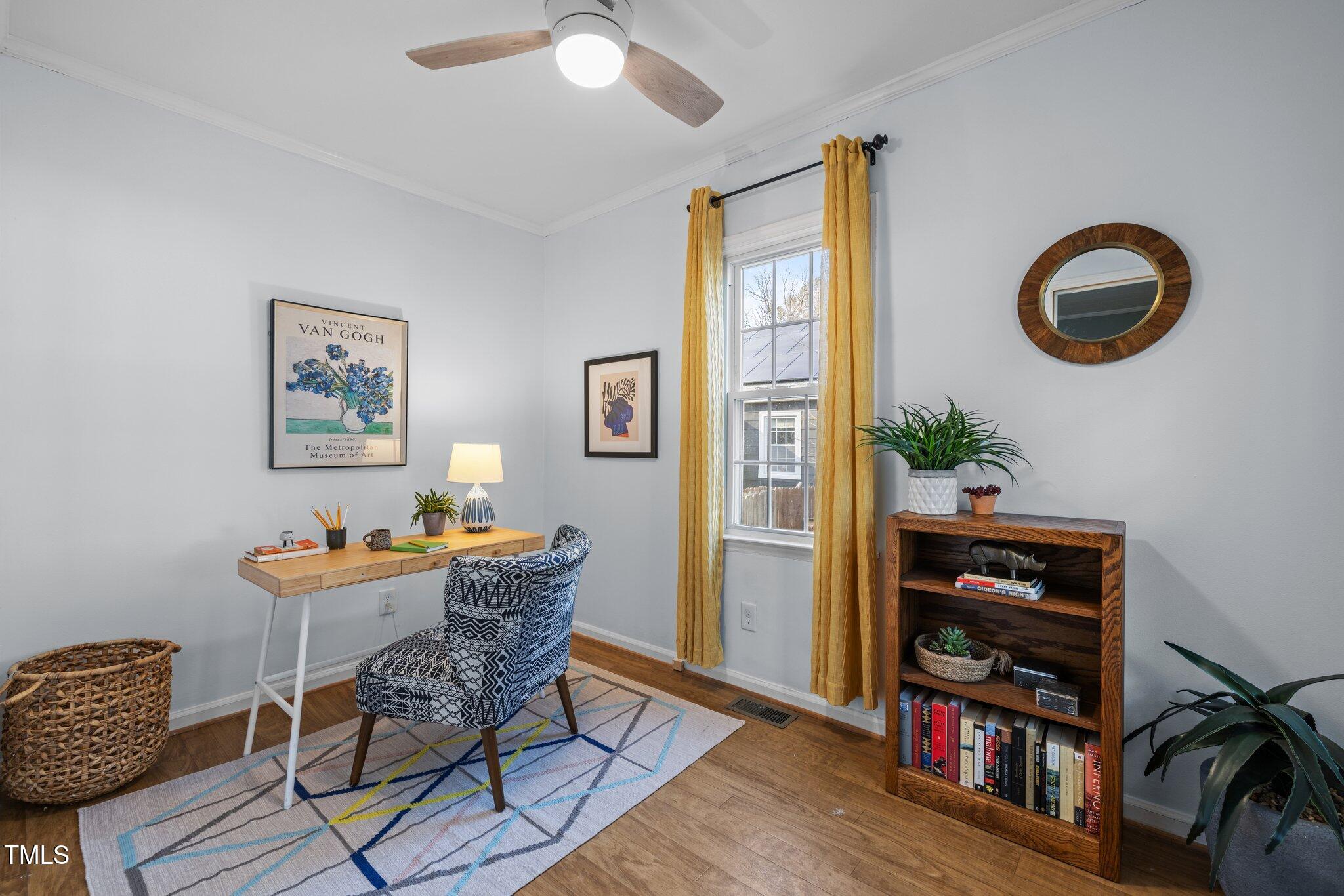 2511 State Street Durham, NC 27704 - Photo 19 of 45 a dining room with furniture and wooden floor