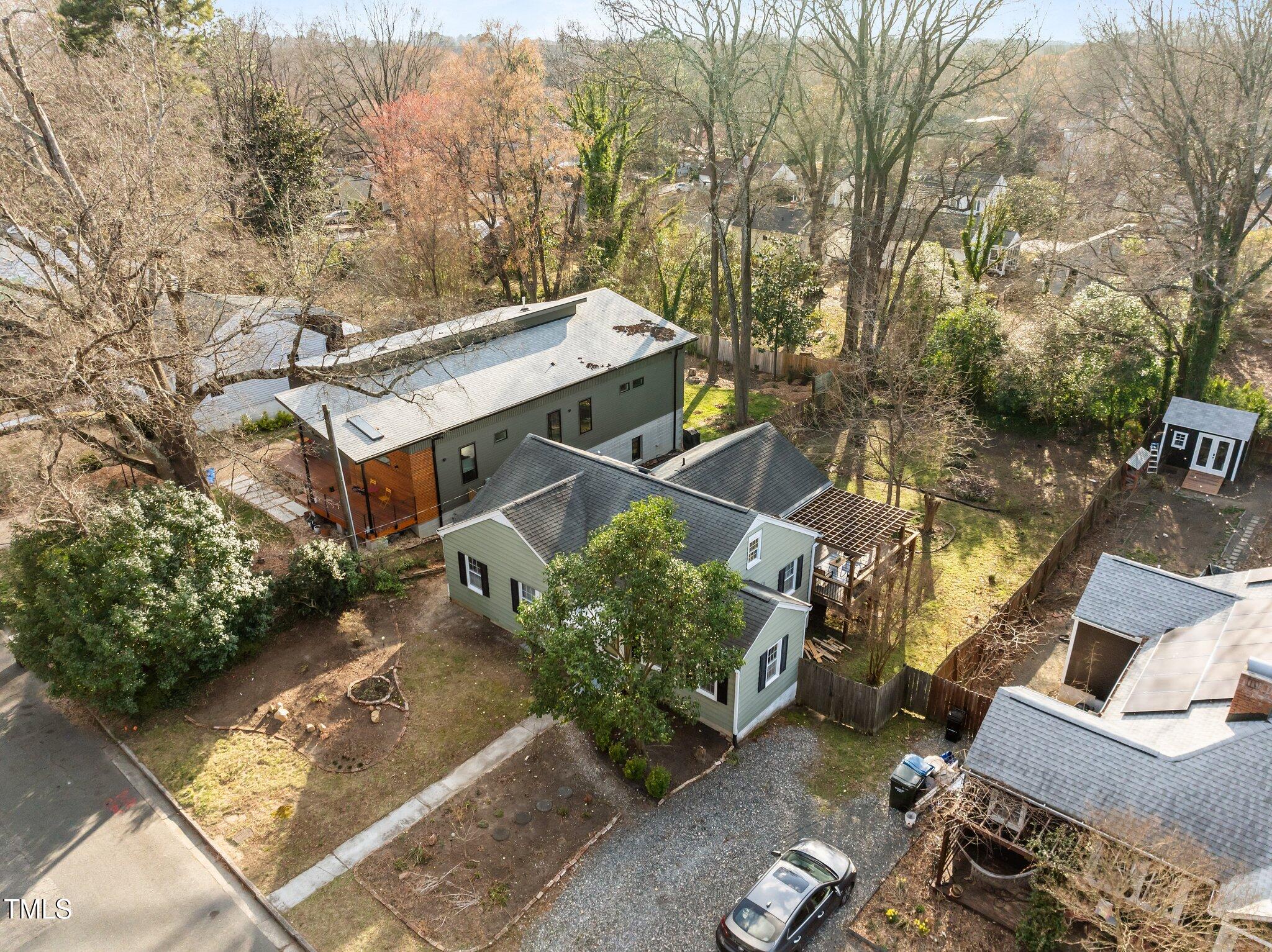 2511 State Street Durham, NC 27704 - Photo 38 of 45 an aerial view of a house with a yard